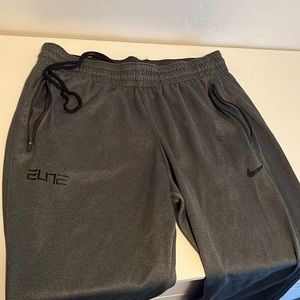 Nike Elite Dri-fit sweatpants Mens Large Gray